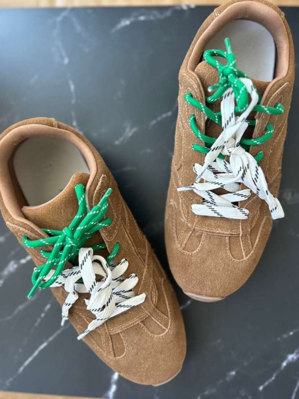 Project Cloud Sneakers, Beautiful Cognac color/Tan Suede, S 8.5